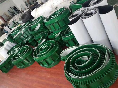 PVC挡边绿色输送带
