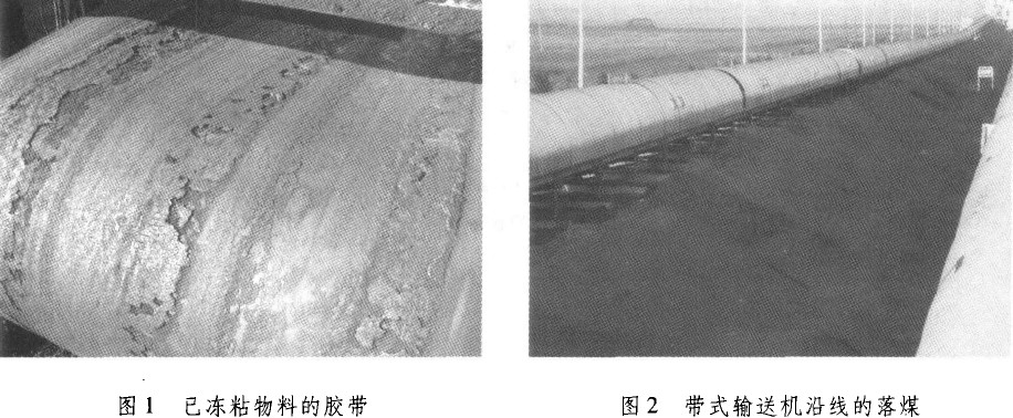 输送带物料冻结图